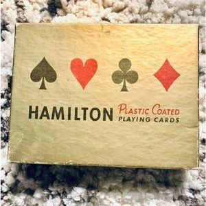 Hamilton Double Deck Plastic Coated Playing Cards